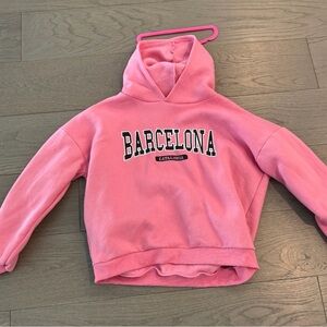 Edikted Kids Pink Barcelona Hoodie